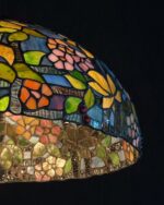 Kuş Motifli Tiffany Lamba - Görsel 2