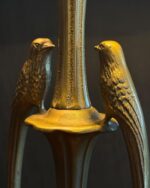 Kuş Motifli Tiffany Lamba - Görsel 5