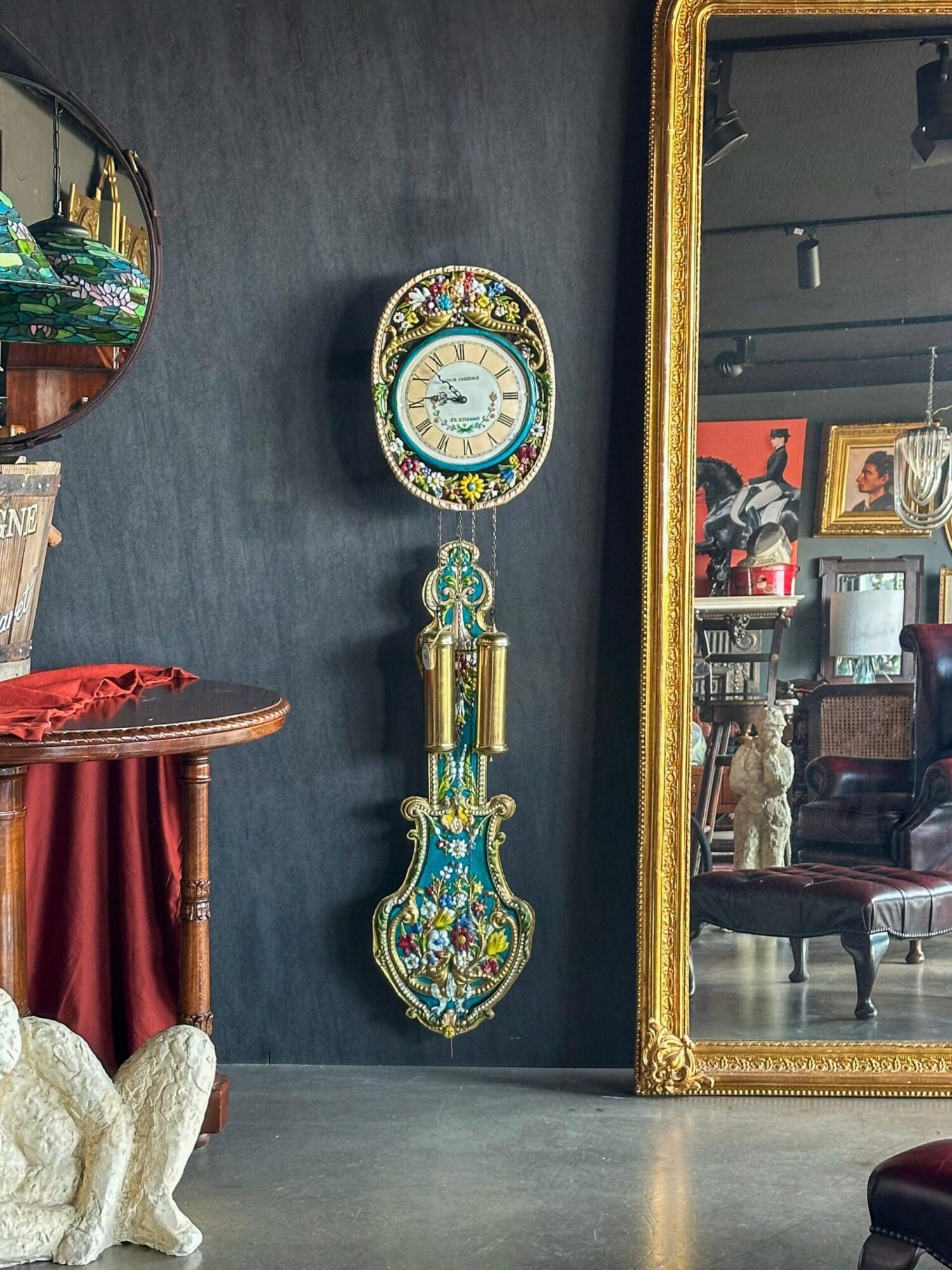 St. Etienne Antika Duvar Saati - Görsel 1