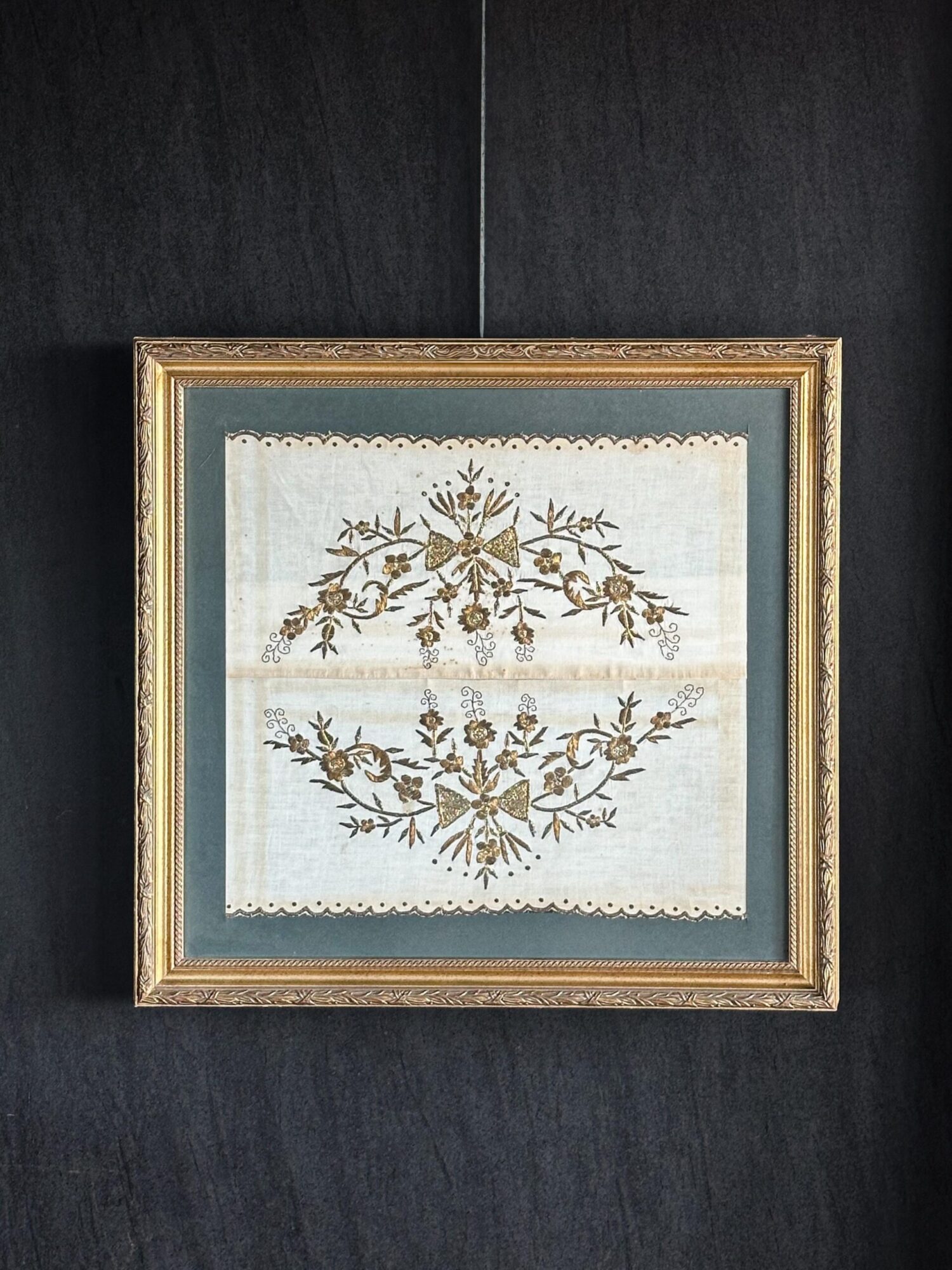 Gümüş Tel Kırma İşlemeli Pano - Görsel 1