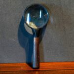 Ahşap Saplı Vintage Büyüteç