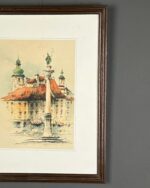 Sulu Boya Deniz Fenerli Tablo - Görsel 2