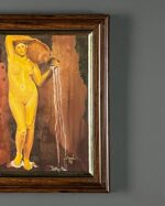 İmzalı Yağlı Boya Nü Tablo - Görsel 2