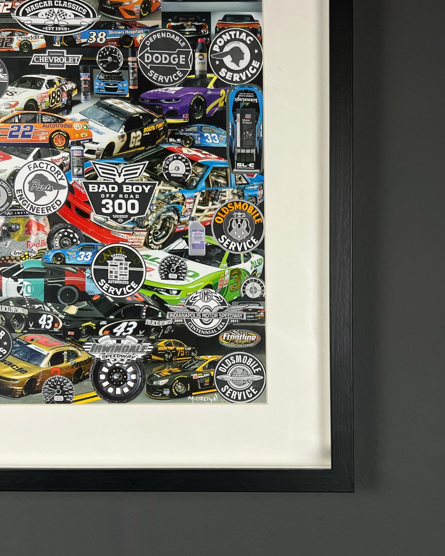 Kolaj Tablo - Arabalar - Görsel 2