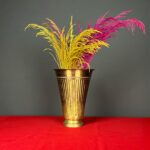 Altın Rengi Metal Vazo