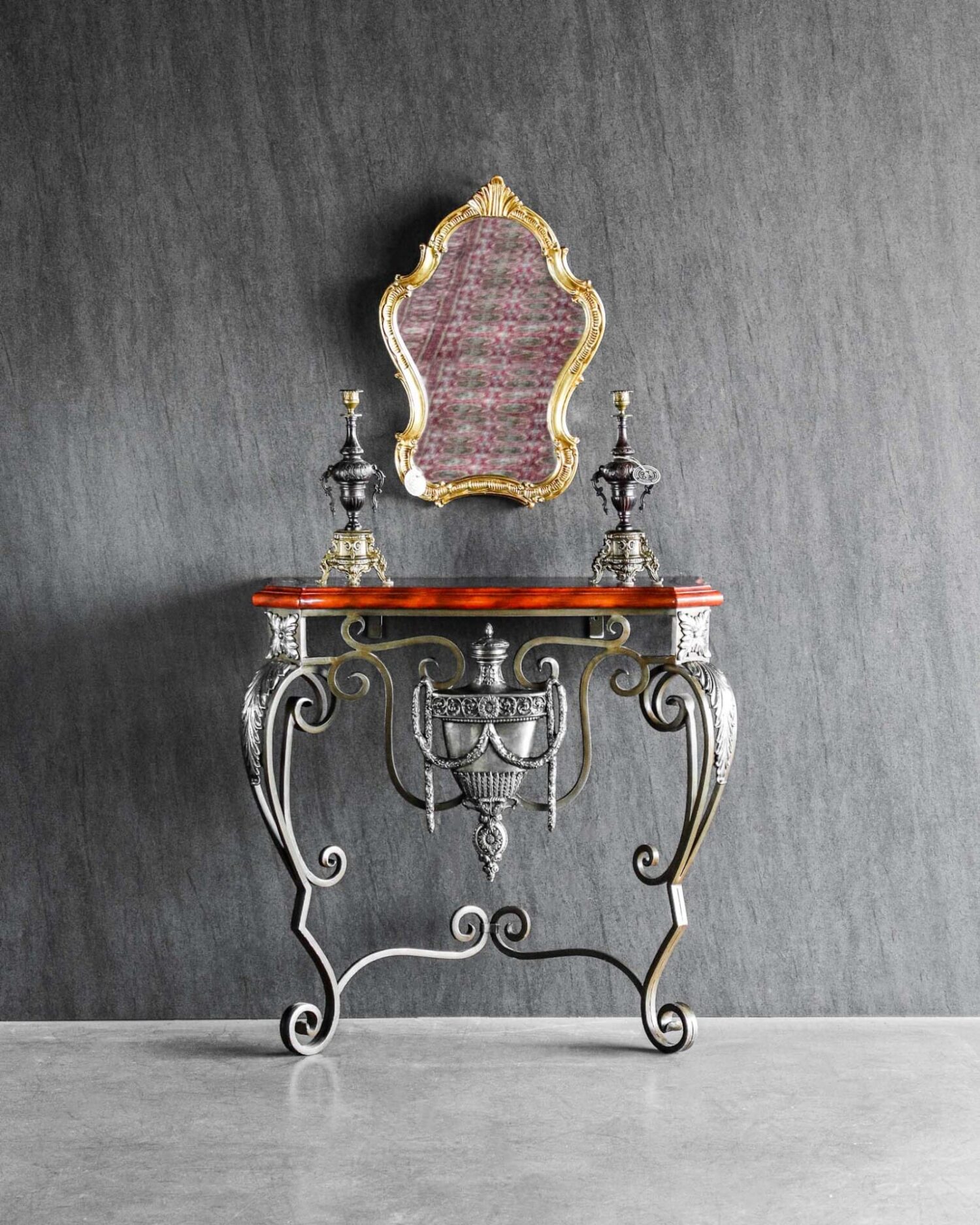 Maitland-Smith Ferforje Duvar Konsolu - Görsel 1