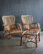 Vintage Bambu Koltuk Takımı - Kod 2580