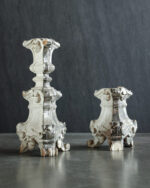 Rustik Ahşap Şamdanlar - Çift