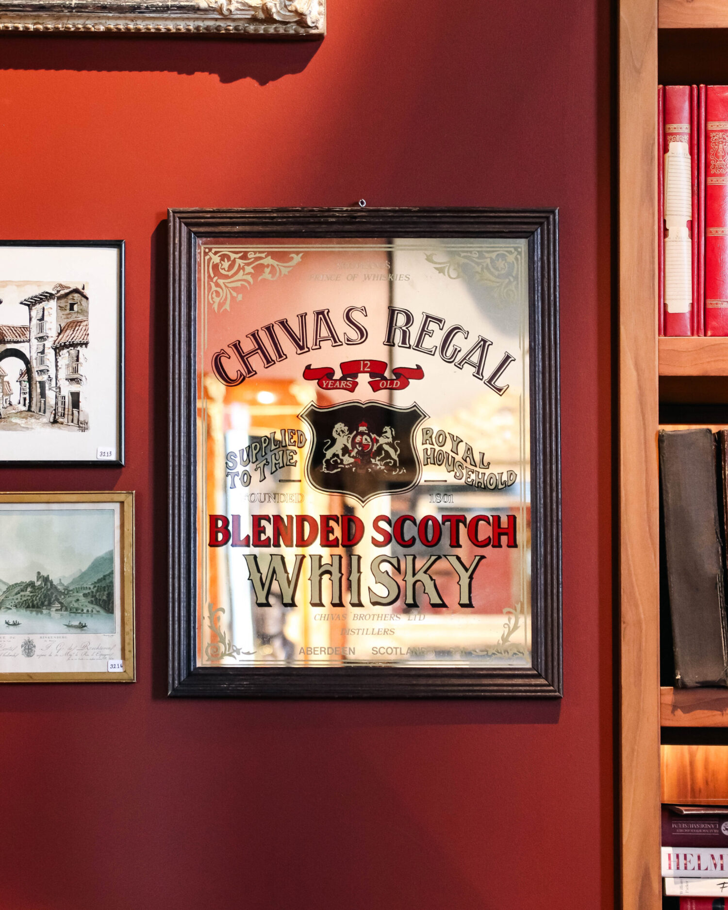 Cam Altı Boyama Chivas Regal Ayna - Görsel 1