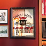 Cam Altı Boyama Chivas Regal Ayna