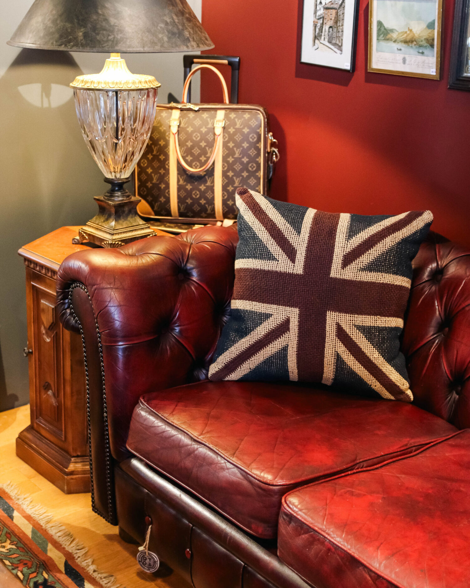 Union Jack Kare Örme Yastık - Görsel 3