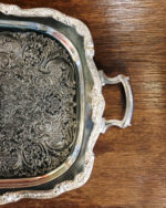 Gümüş Kaplama Tepsi - Kod 1495