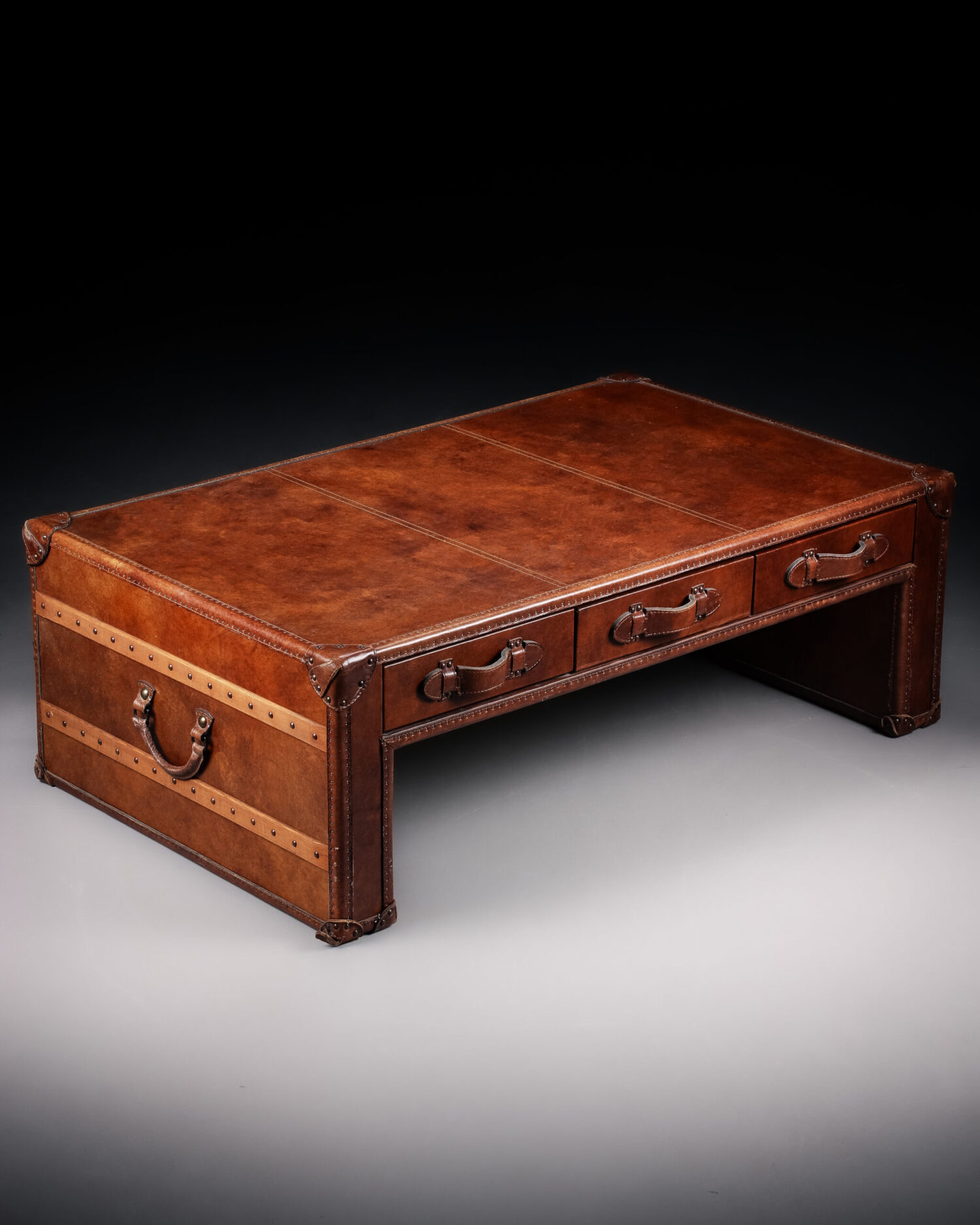 Timothy Oulton Deri Sehpa - Görsel 2