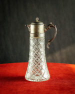 Gümüş Kaplama ve Kesme Cam İtalyan Sürahi - Kod 3243