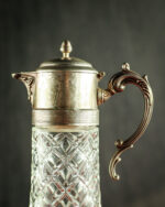 Gümüş Kaplama ve Kesme Cam İtalyan Sürahi - Kod 3243