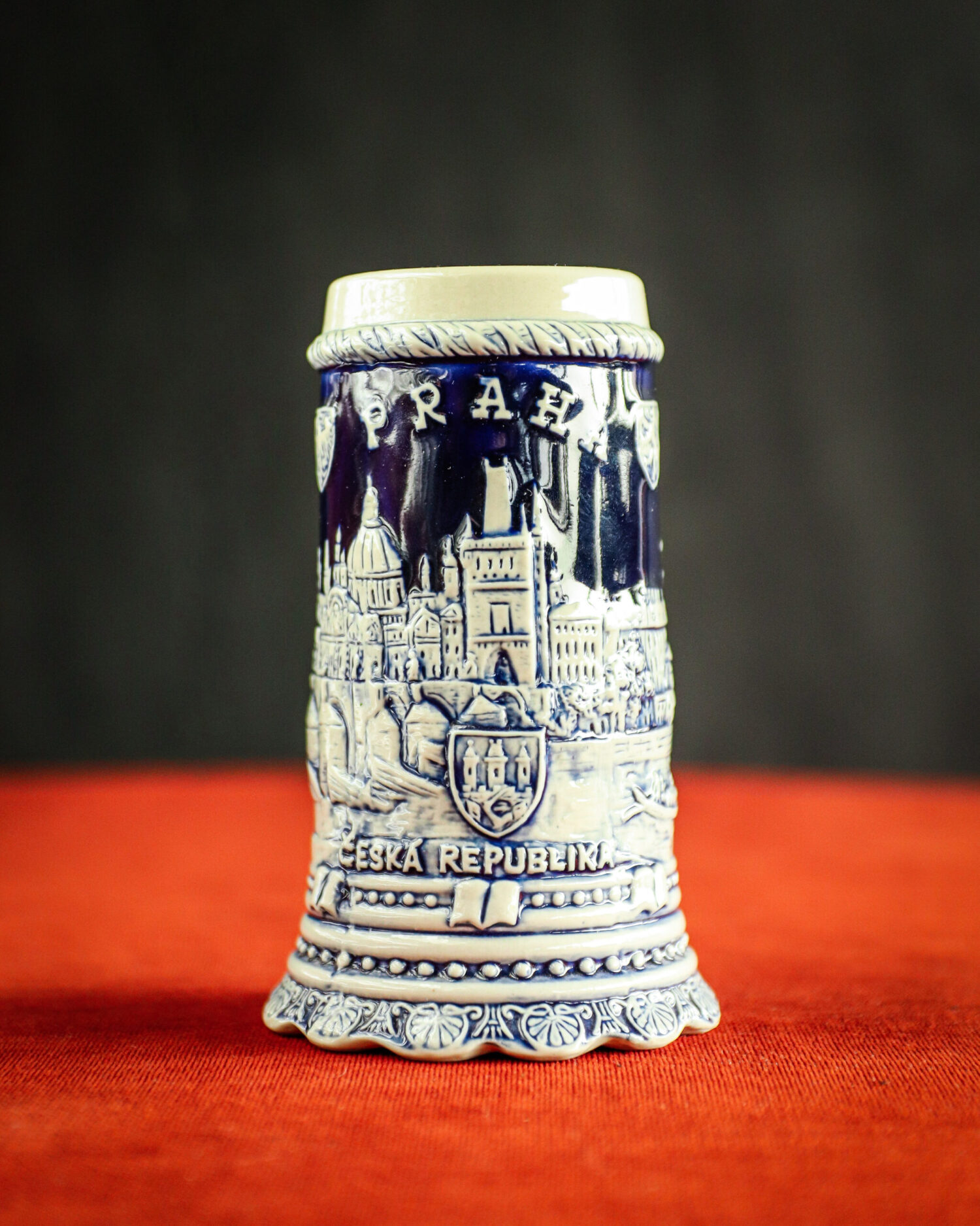 Kobalt Seramik Bira Kupası - Görsel 2