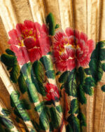 El Boyaması Büyük Çin Yelpazesi - Görsel 2