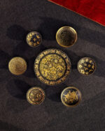 İspanyol Toledo Altın İşlemeli Tabaklar ve İki Vazo