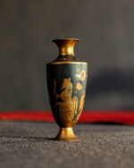 İspanyol Toledo Altın İşlemeli Tabaklar ve İki Vazo - Görsel 10