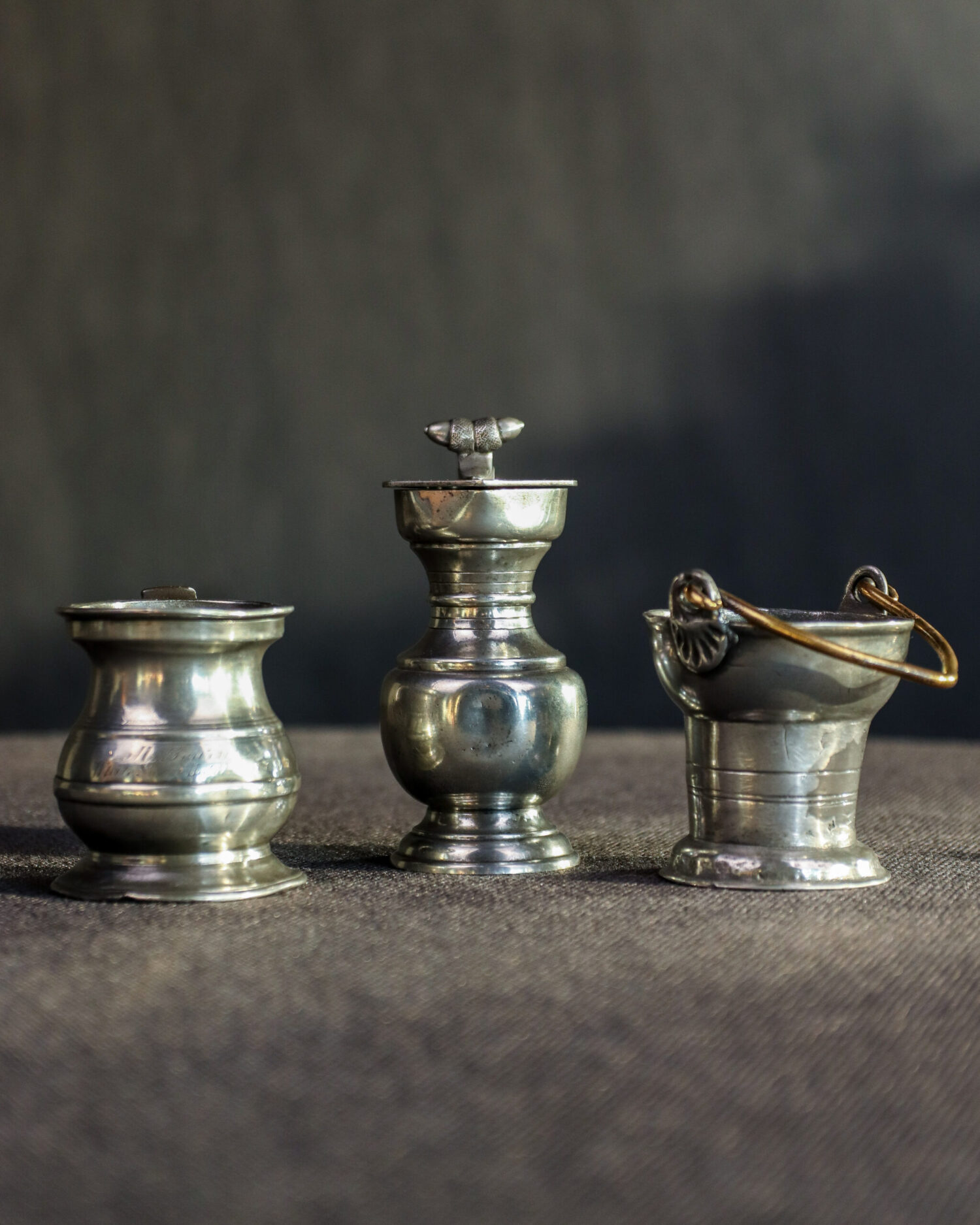 Gümüş Kaplama Ölçü Kapları Seti - Görsel 1