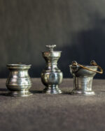 Gümüş Kaplama Ölçü Kapları Seti - Kod 3187