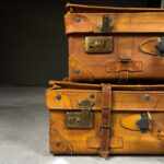 Vintage Deri Valiz - Bir Adet