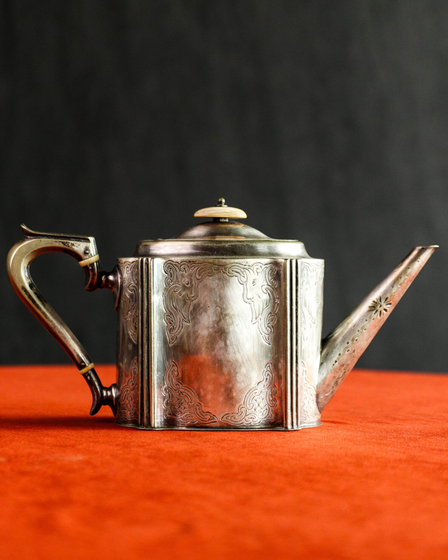 Gümüş Kaplama Demlik - Görsel 1