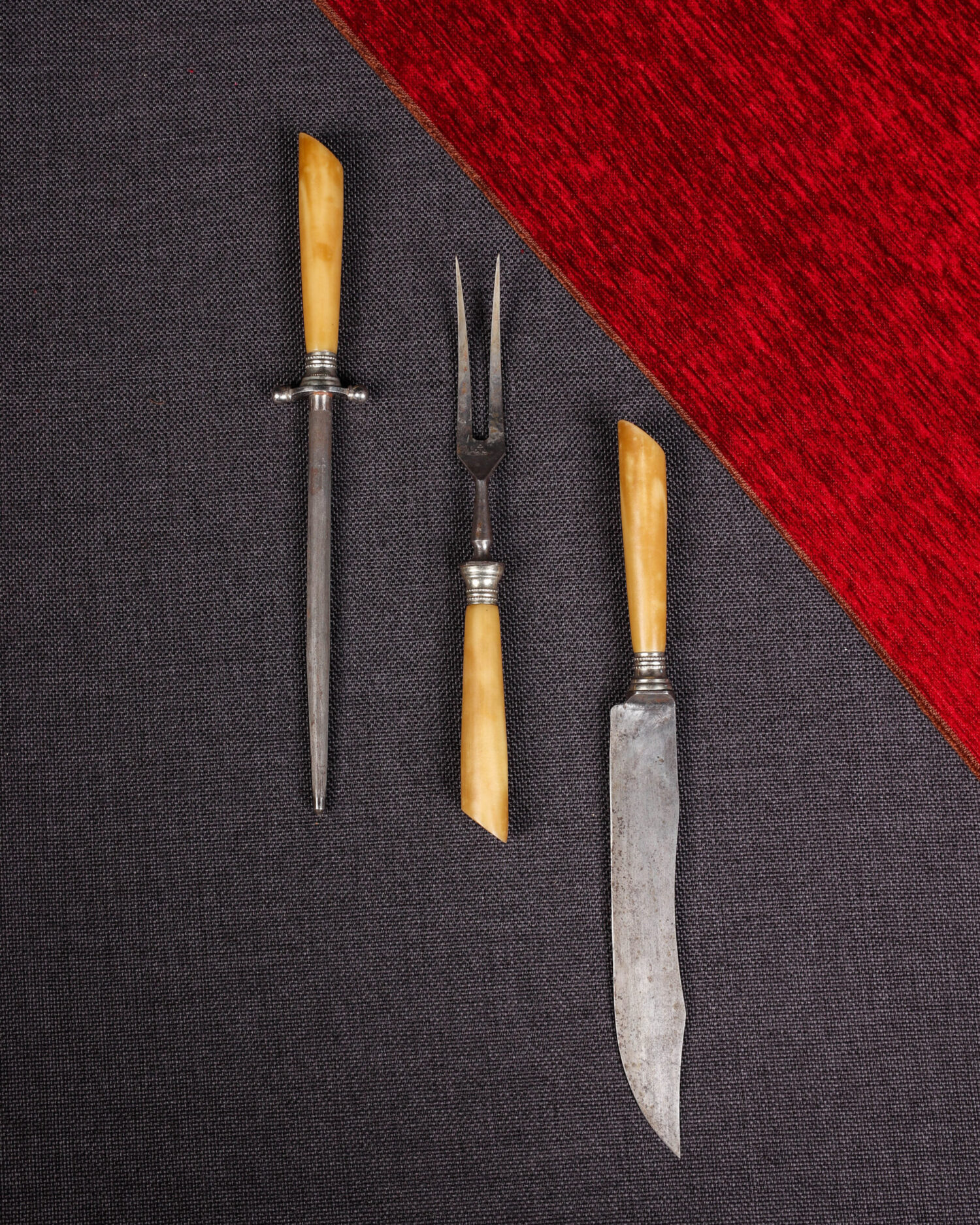 Gümüş Kaplama ve Kemik İngiliz Servis Seti - Görsel 2