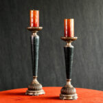 Büyük Mermer Şamdanlar - Çift