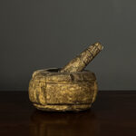 Taştan Oyma Antika Havan