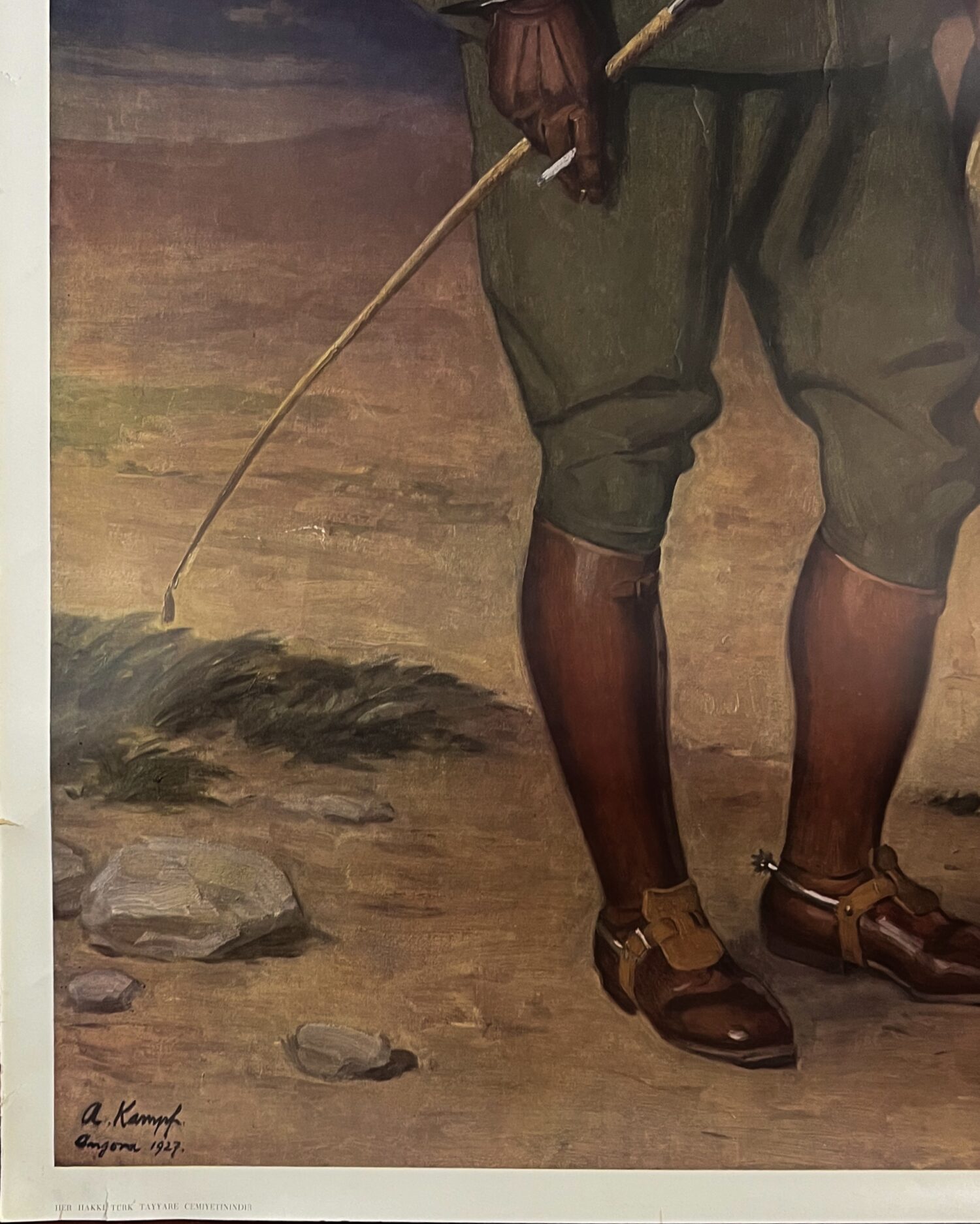 IMG_2498 kopyası Mustafa Kemal Atatürk Afişi - 1930'lar - Viyana - Görsel 2