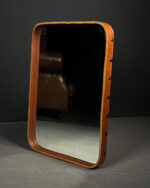 Adnet Dikdörtgen Deri Ayna - Görsel 2