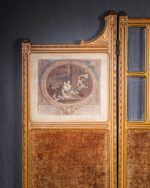 Gravürlü Fransız Paravan - Görsel 3