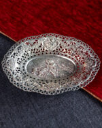 Alman Gümüşü Ajurlu Tabak