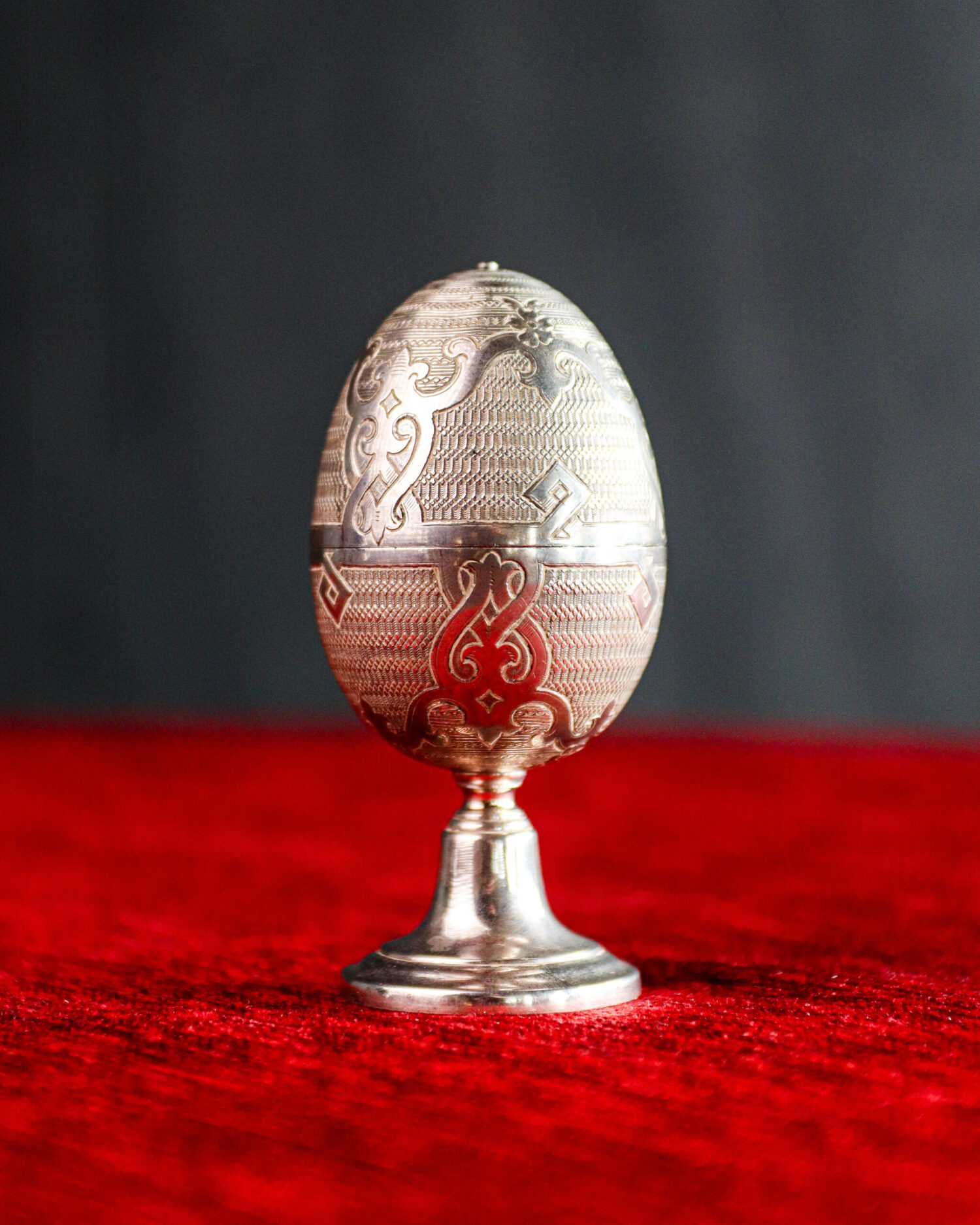 Gümüş Yumurta Antika Kadehler - Görsel 1