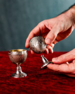 Gümüş Yumurta Antika Kadehler - Görsel 3