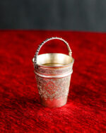 Rus Gümüşü Minyatür Kova - Görsel 2