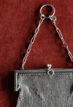 Antika Gümüş Örgü Çanta - Görsel 2