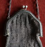 Antika Gümüş Örgü Çanta - Görsel 2