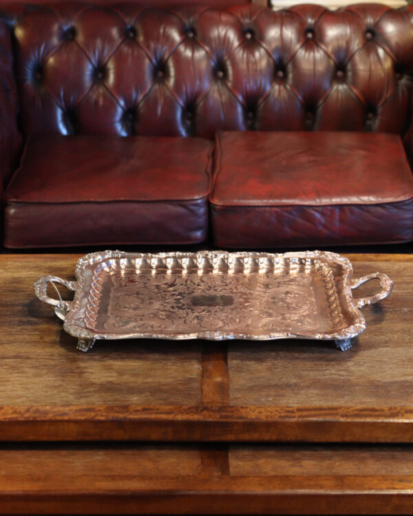 Gümüş Kaplama Tepsi - Kod 1496