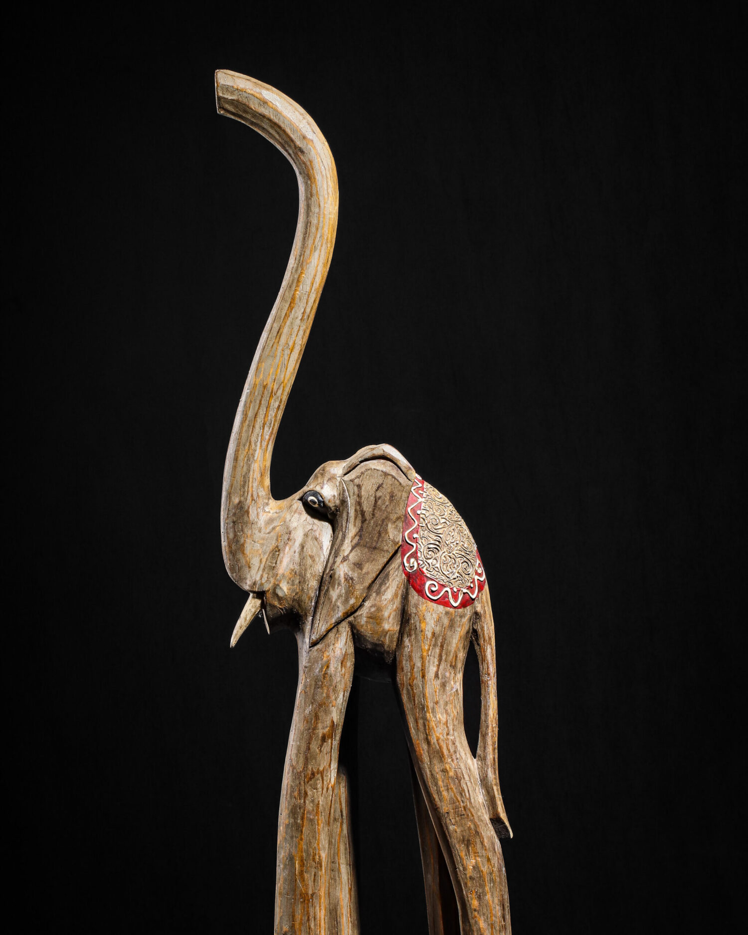 Ahşap Fil Heykeli - Görsel 2