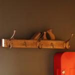 Antika Marangoz Rendesinden Dönüştürülmüş Pirinç Kancalı Askı - İngiltere