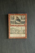 Ahşap Panel Üzerine Uygulanmış El Boyaması Antika Kumaş