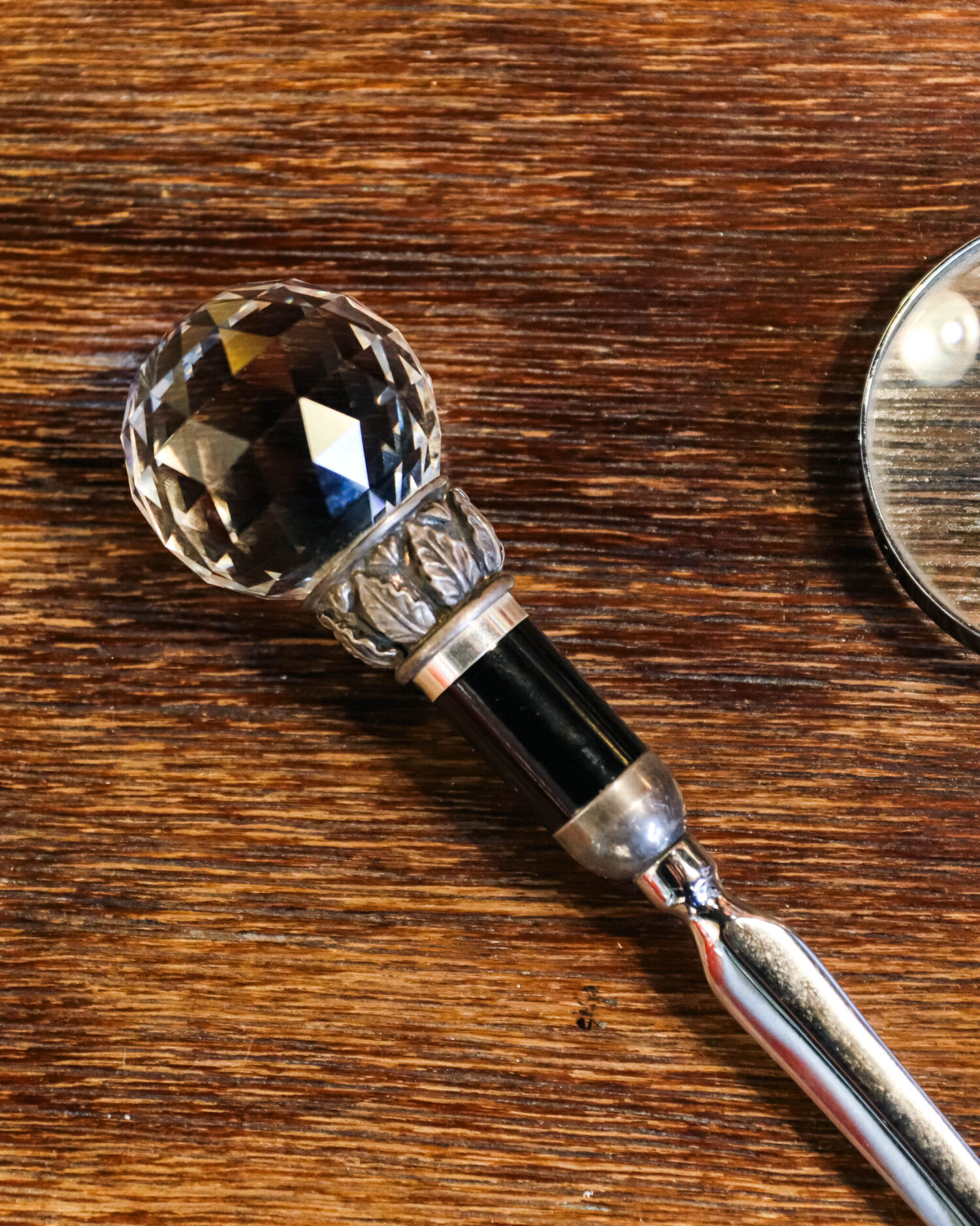 Kesme Cam Topuzlu Büyüteç ve Zarf Açacağı - Görsel 3