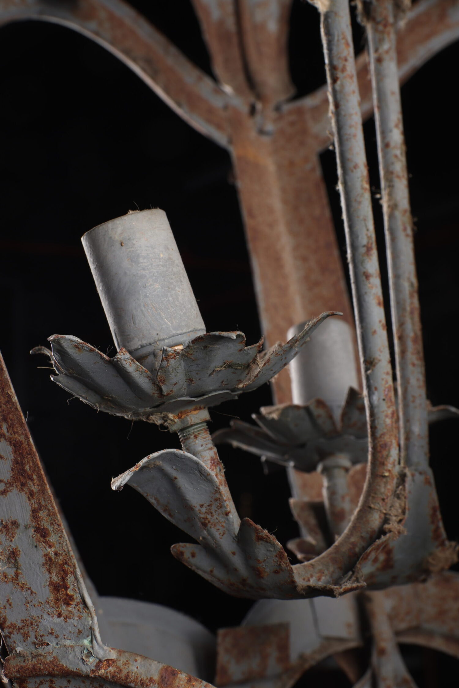 Büyük Demir Fener Lamba - Adet - Görsel 4