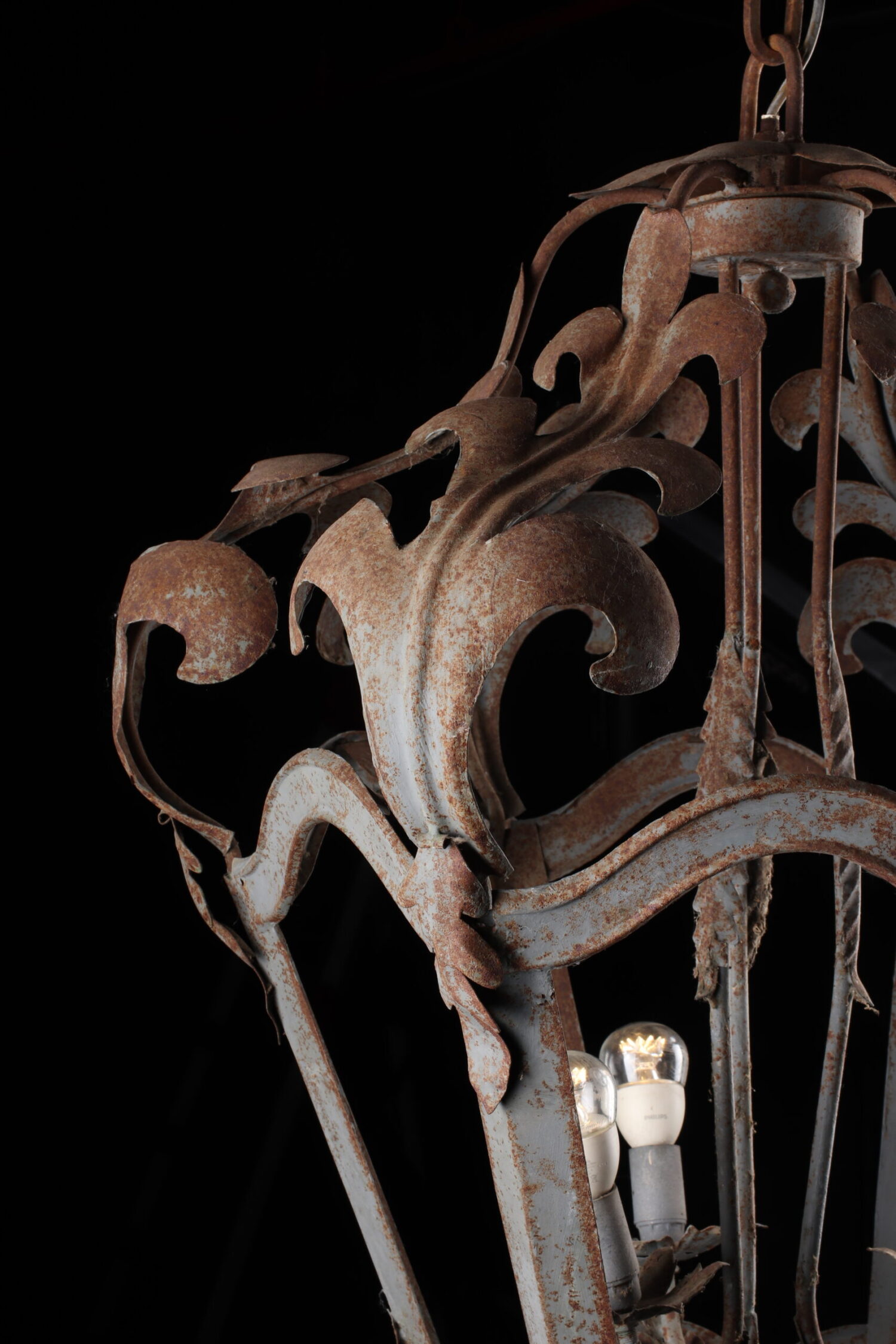 Büyük Demir Fener Lamba - Adet - Görsel 3