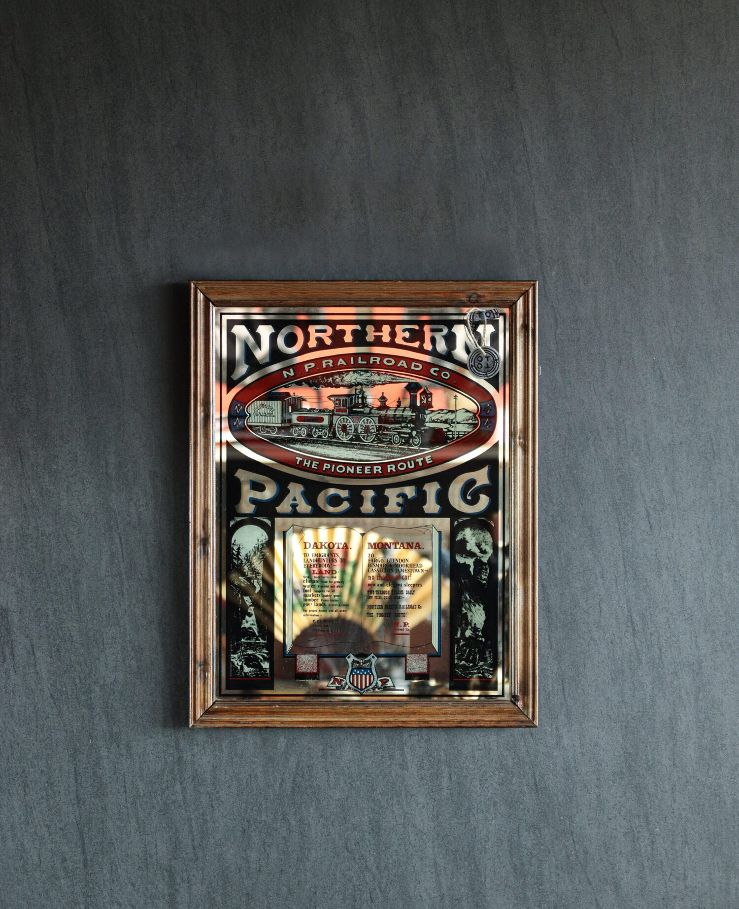 Northern Pacific Cam Altı Boyama Ayna - Görsel 1