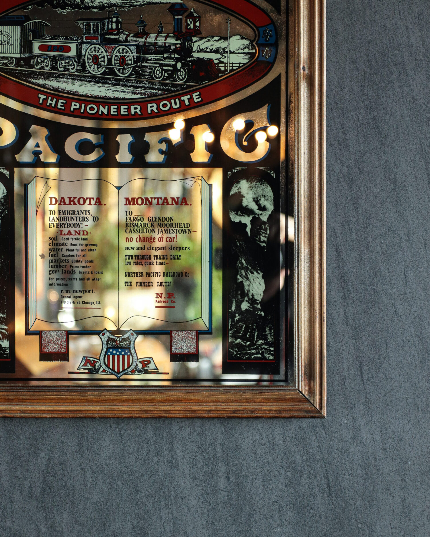 Northern Pacific Cam Altı Boyama Ayna - Görsel 2