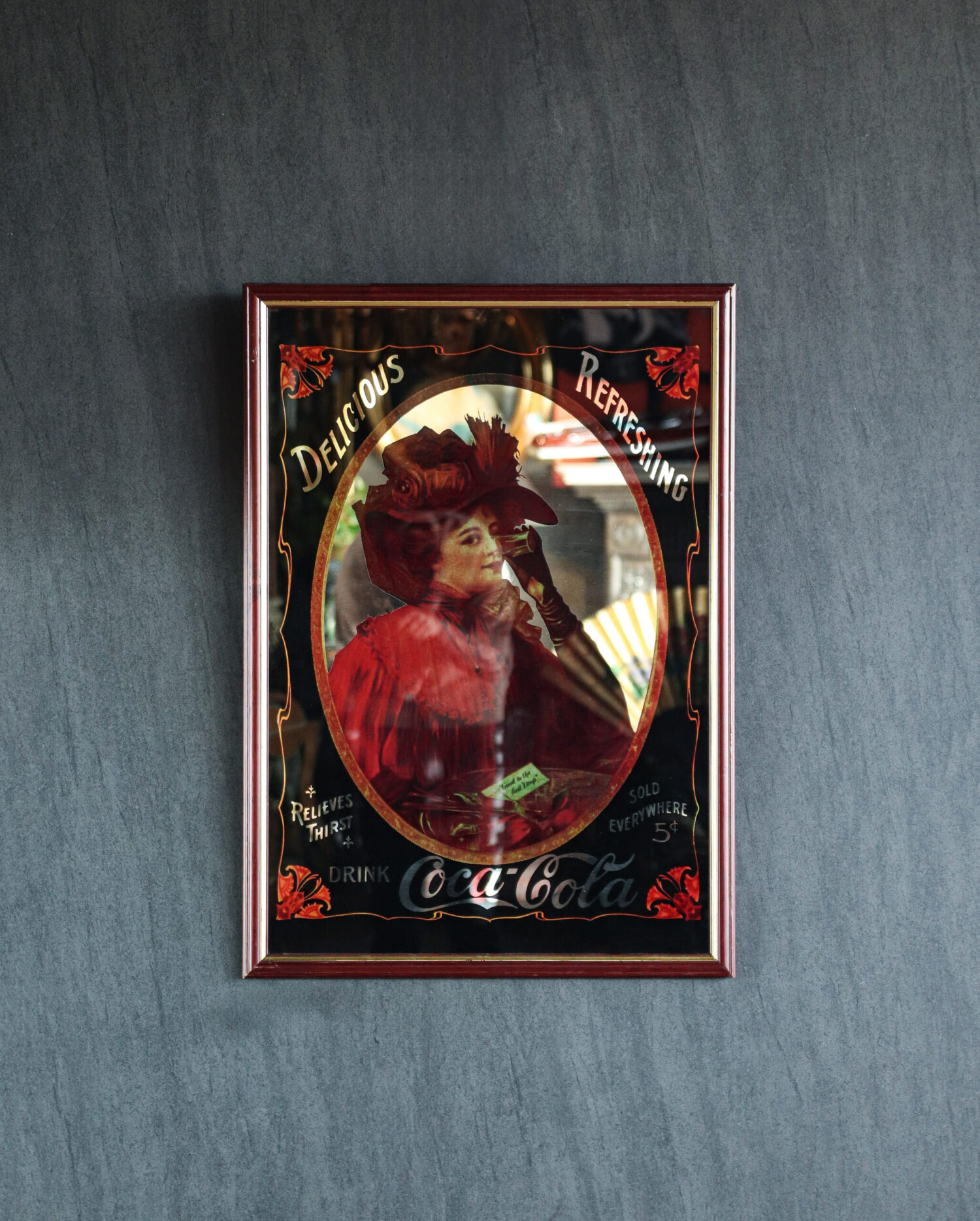 Coca-Cola Cam Altı Boyama Ayna - Görsel 1