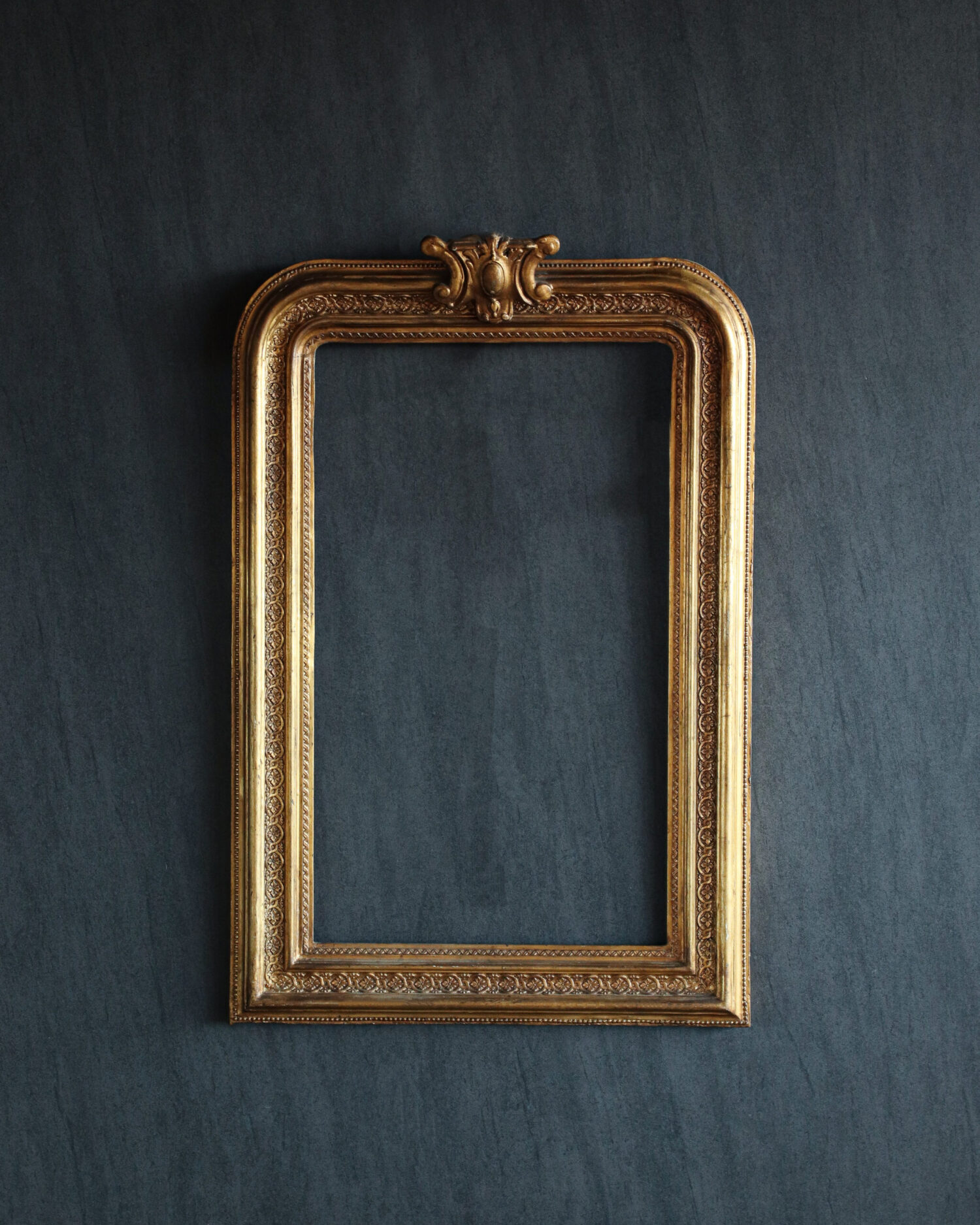 Altın Varaklı Ahşap Fransız Çerçeve - Görsel 1